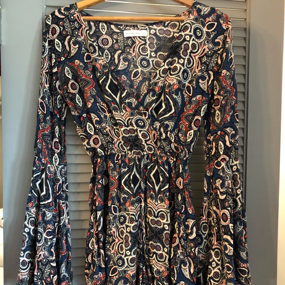 Abercrombie & Fitch Bell Sleeve Romper